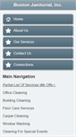 Mobile Screenshot of bostonjanitorial.com